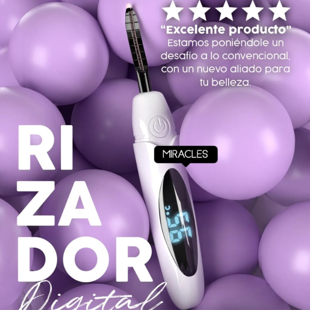¡PESTAÑAS RADIANTES! ¡ENCRESPADOR DE PESTAÑAS DIGITAL-TÉRMICO!