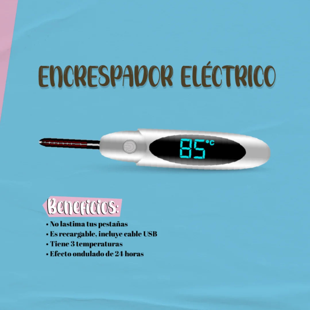 ¡PESTAÑAS RADIANTES! ¡ENCRESPADOR DE PESTAÑAS DIGITAL-TÉRMICO!