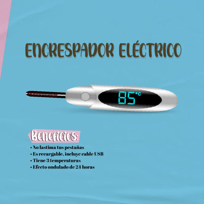¡PESTAÑAS RADIANTES! ¡ENCRESPADOR DE PESTAÑAS DIGITAL-TÉRMICO!